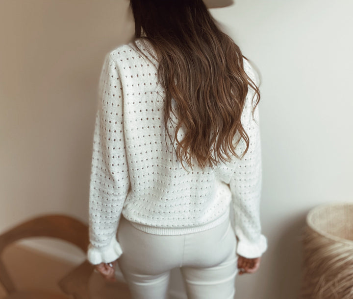 Ecru Daniel Cardigan
