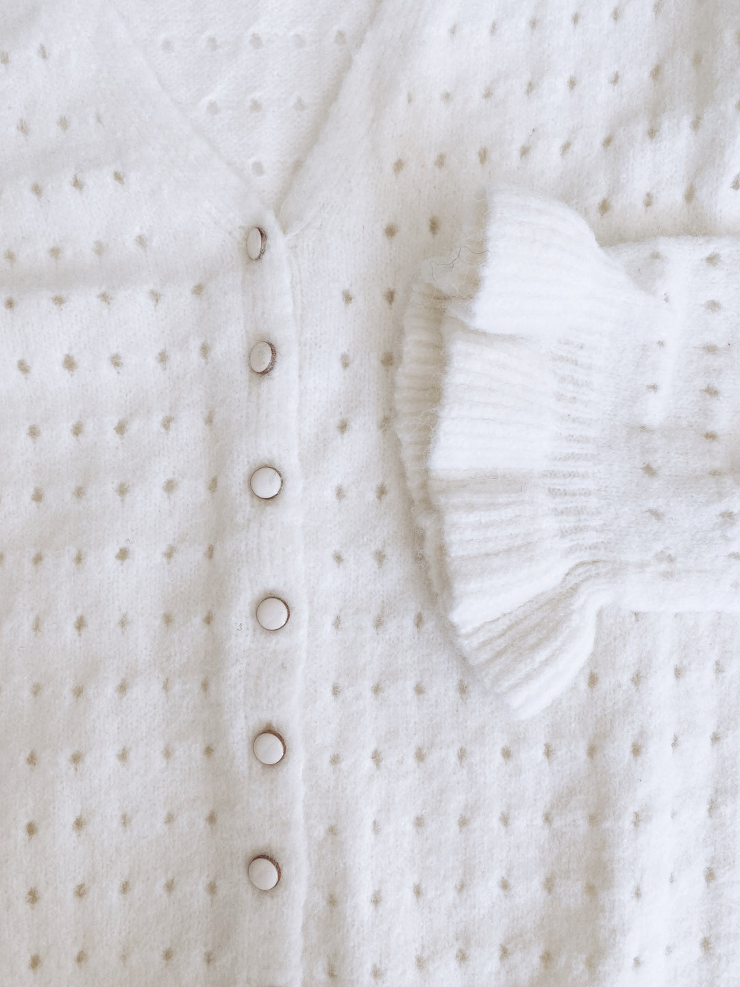 Ecru Daniel Cardigan