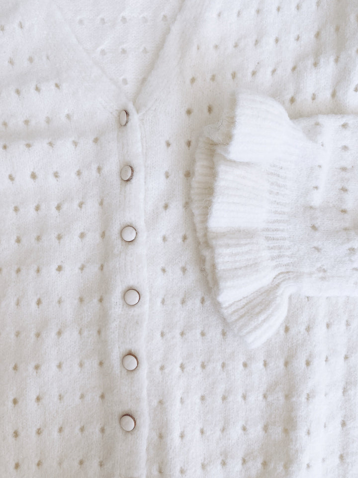 Ecru Daniel Cardigan