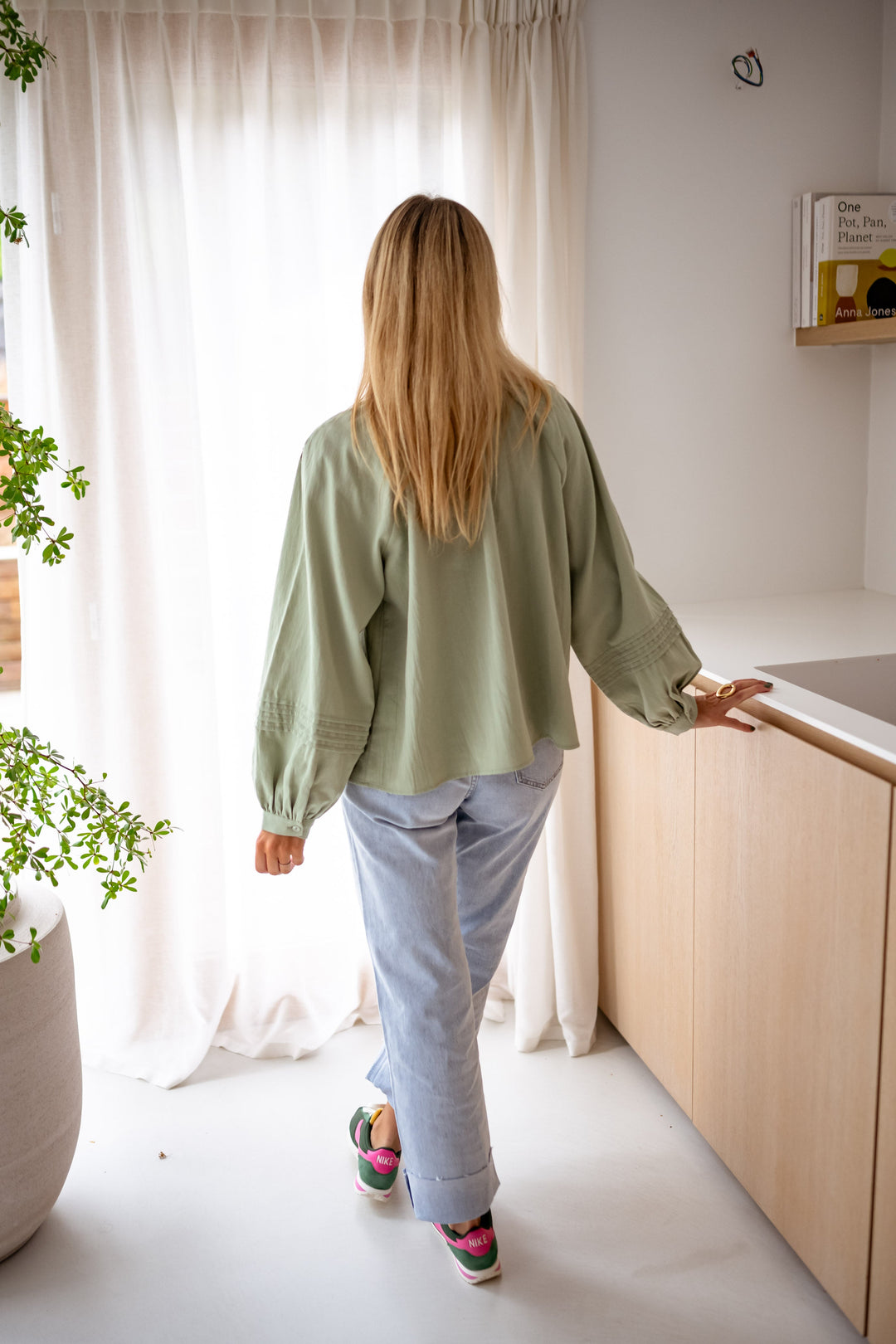 Khaki Fedo Blouse