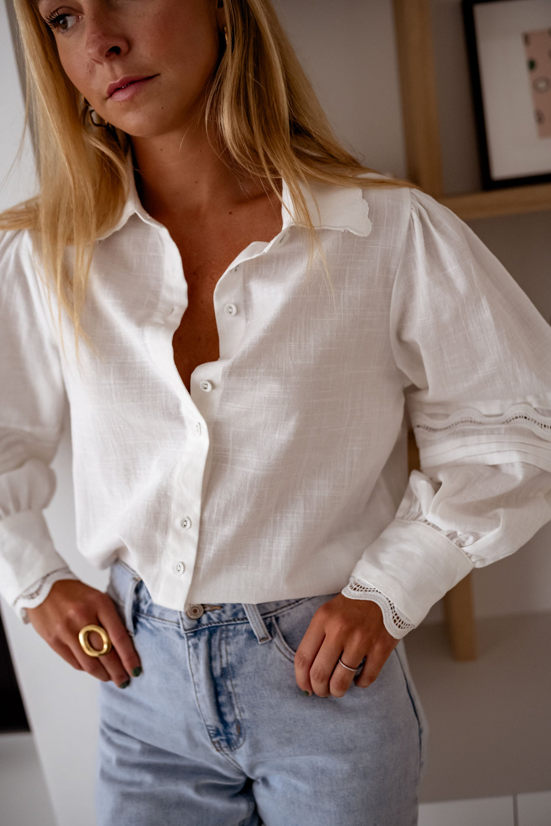 White Edna Shirt