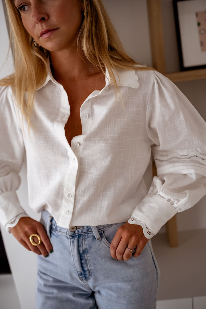 White Edna Shirt