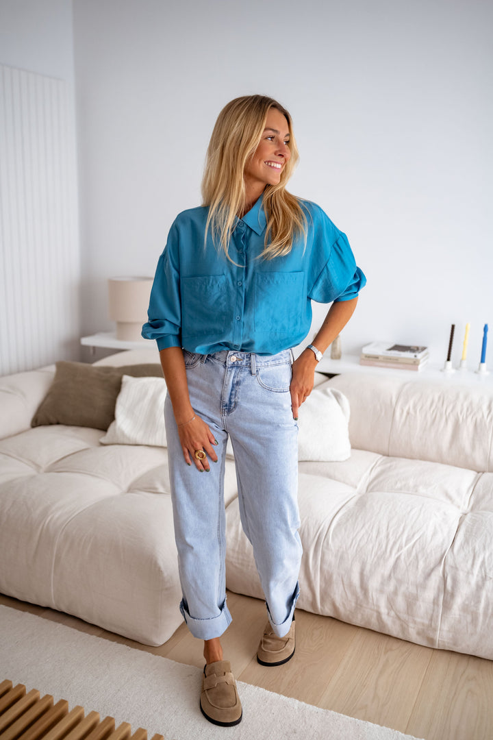 Blue Taiba Shirt