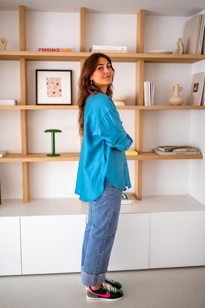 Blue Taiba Shirt