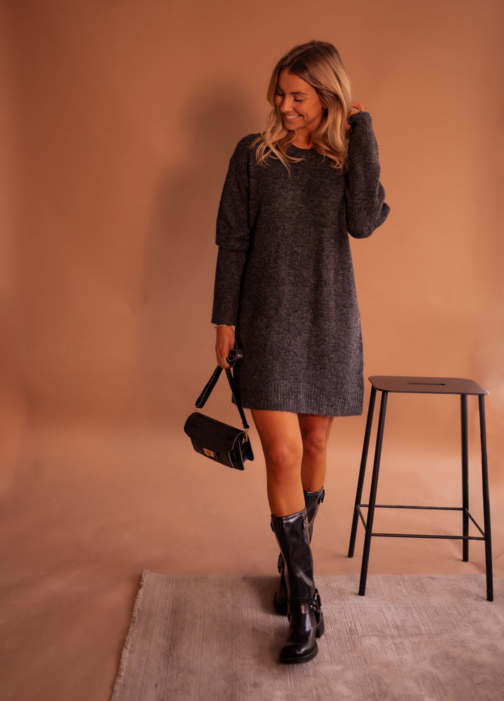 Grey Mariam Sweater Dress