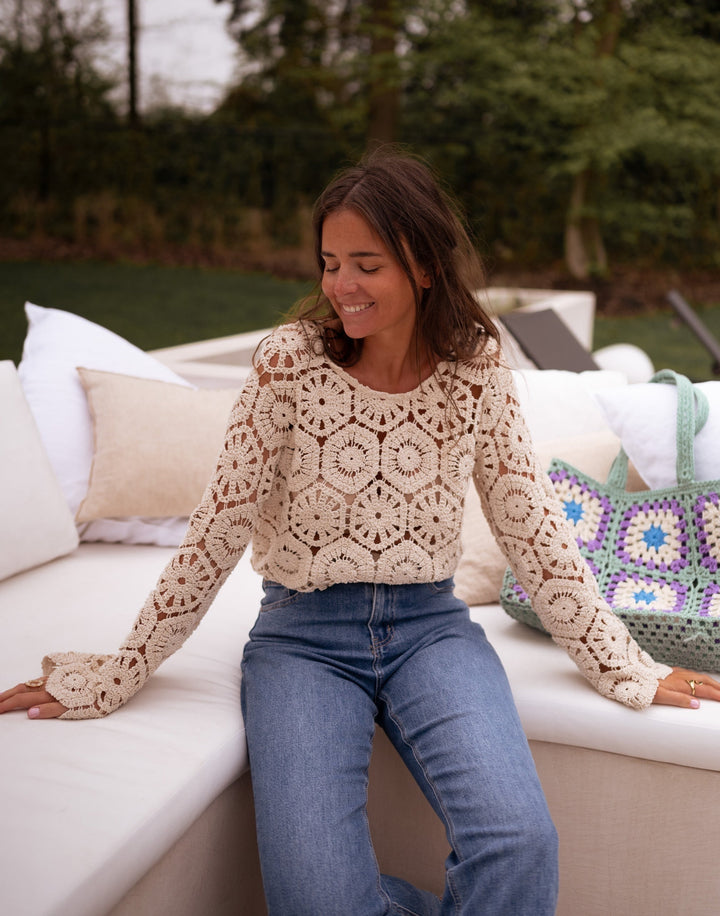 Beige Analy Blouse
