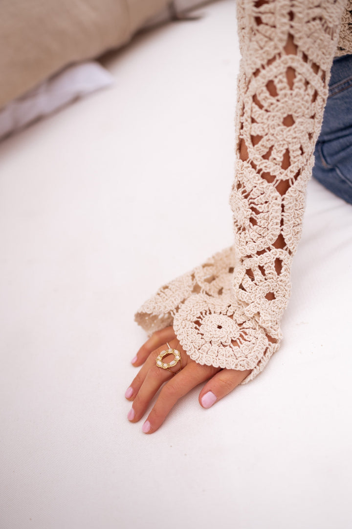 Beige Analy Blouse