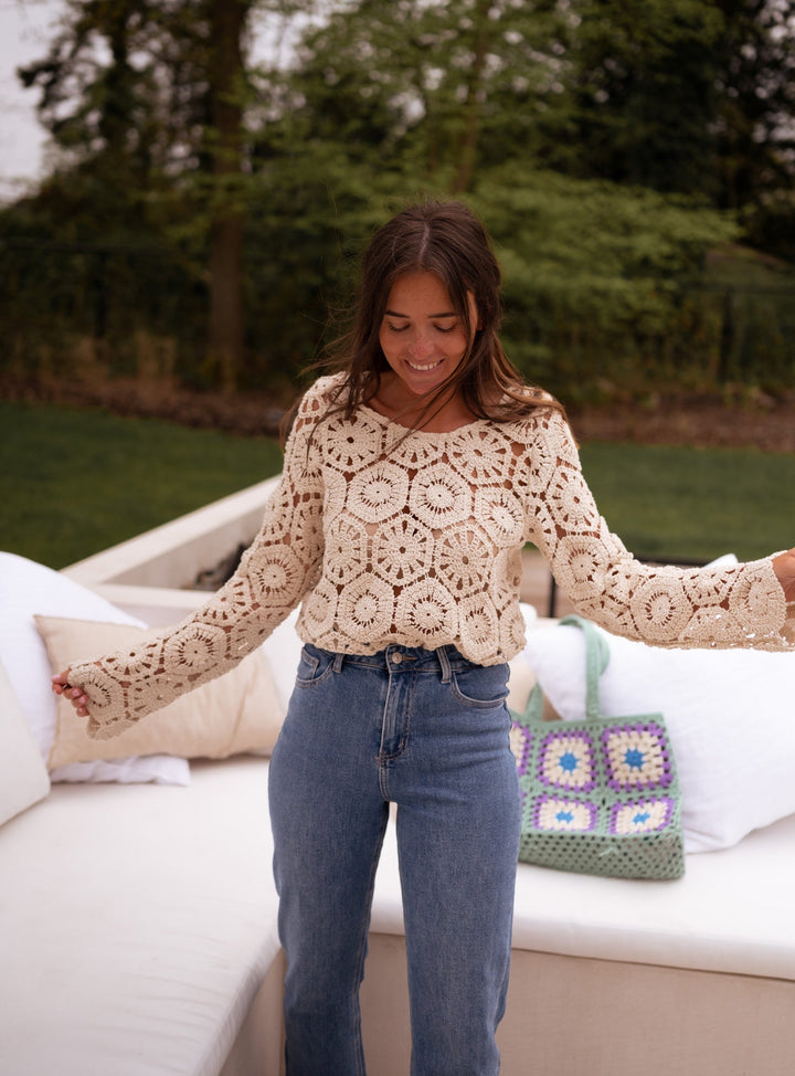 Beige Analy Blouse