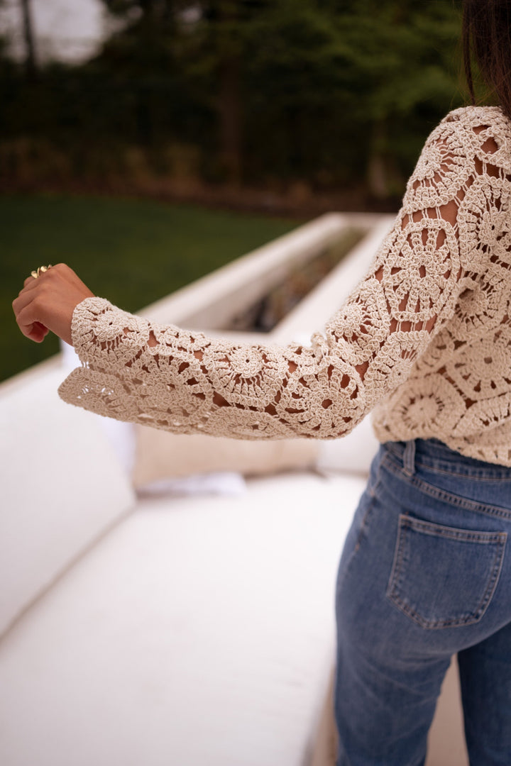 Beige Analy Blouse