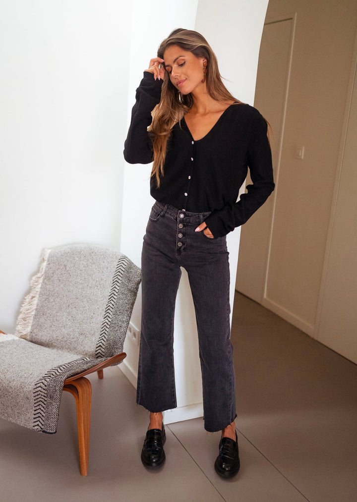 Grå Frenchy Jeans 