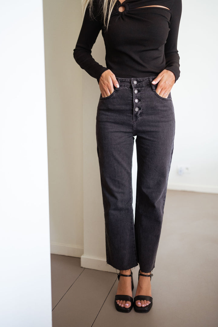 Grå Frenchy Jeans 