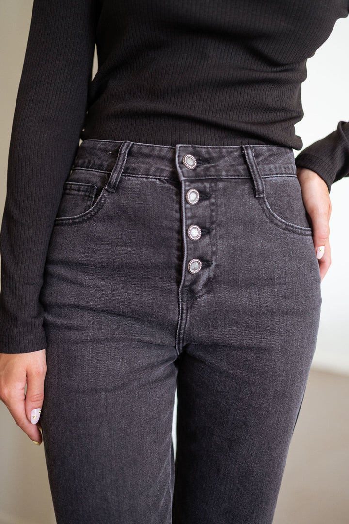 Grå Frenchy Jeans 
