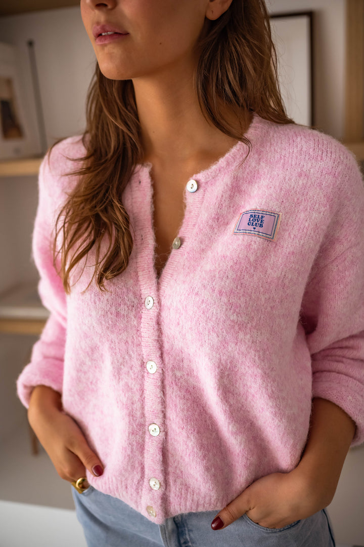 Pink Harris Cardigan