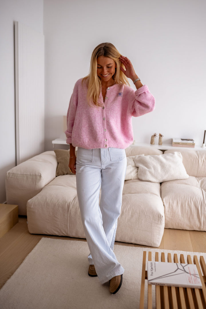 Pink Harris Cardigan