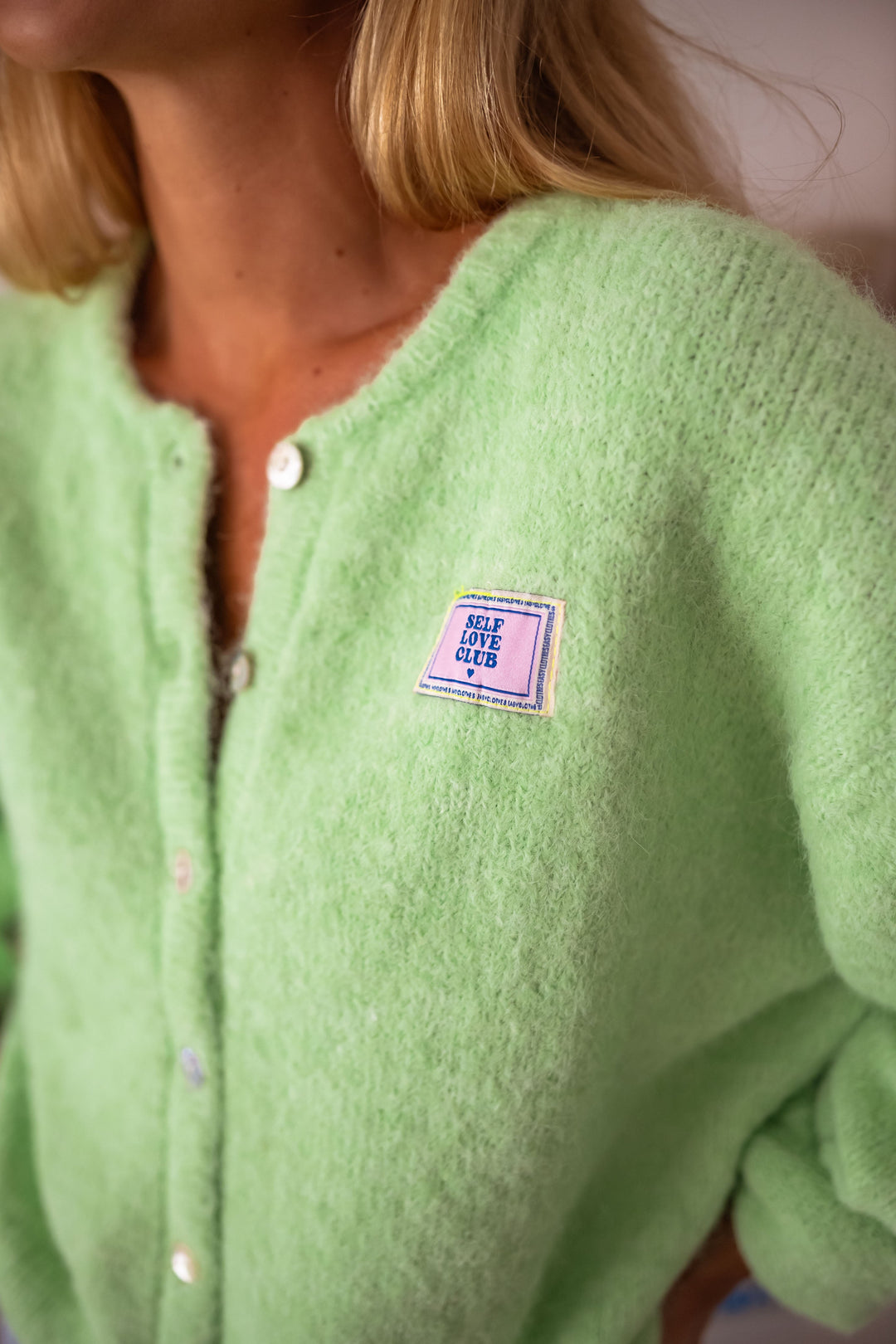 Green Harris Cardigan