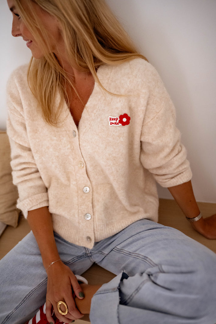 Beige Siony Cardigan