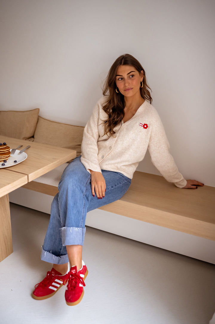 Beige Siony Cardigan