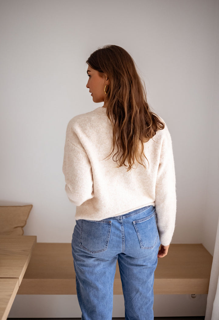 Beige Siony Cardigan