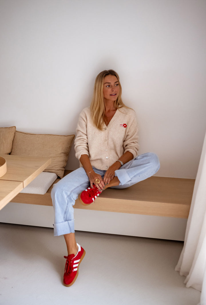 Beige Siony Cardigan