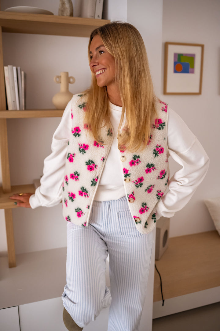 Floral Linda Vest