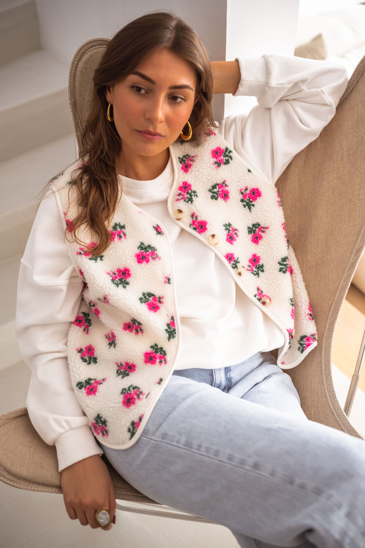 Floral Linda Vest
