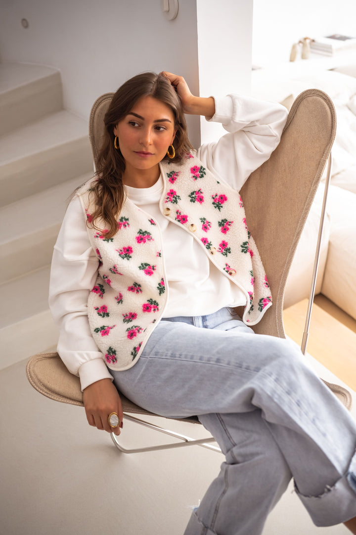 Floral Linda Vest