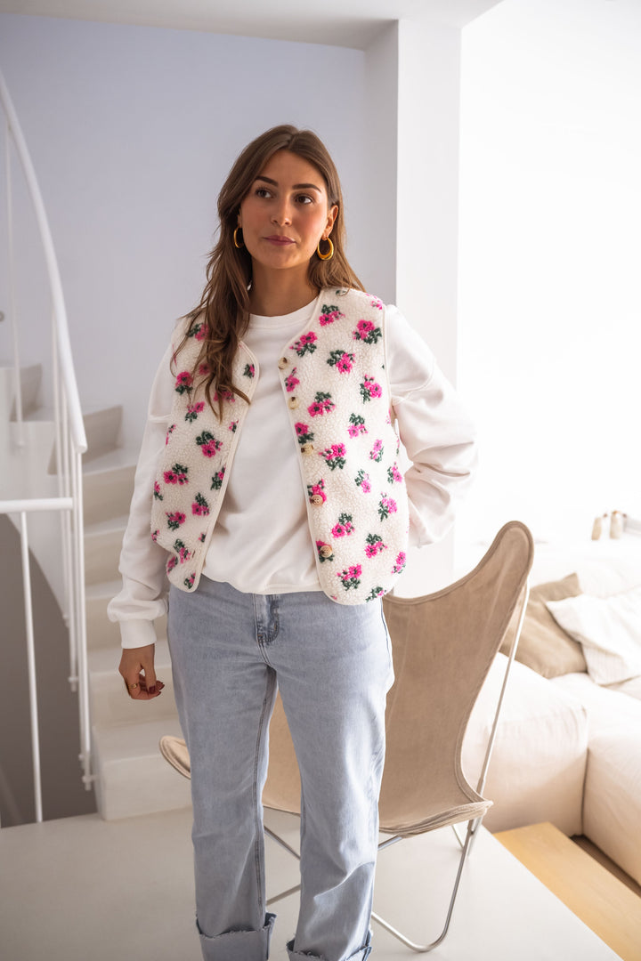 Floral Linda Vest