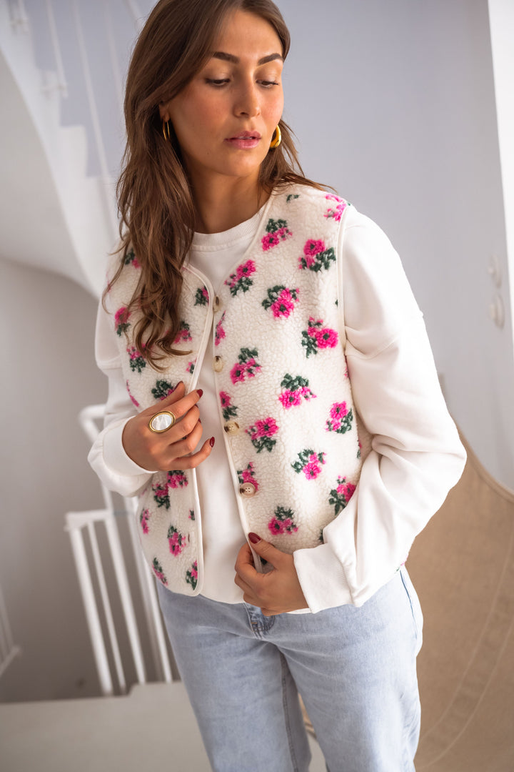 Floral Linda Vest