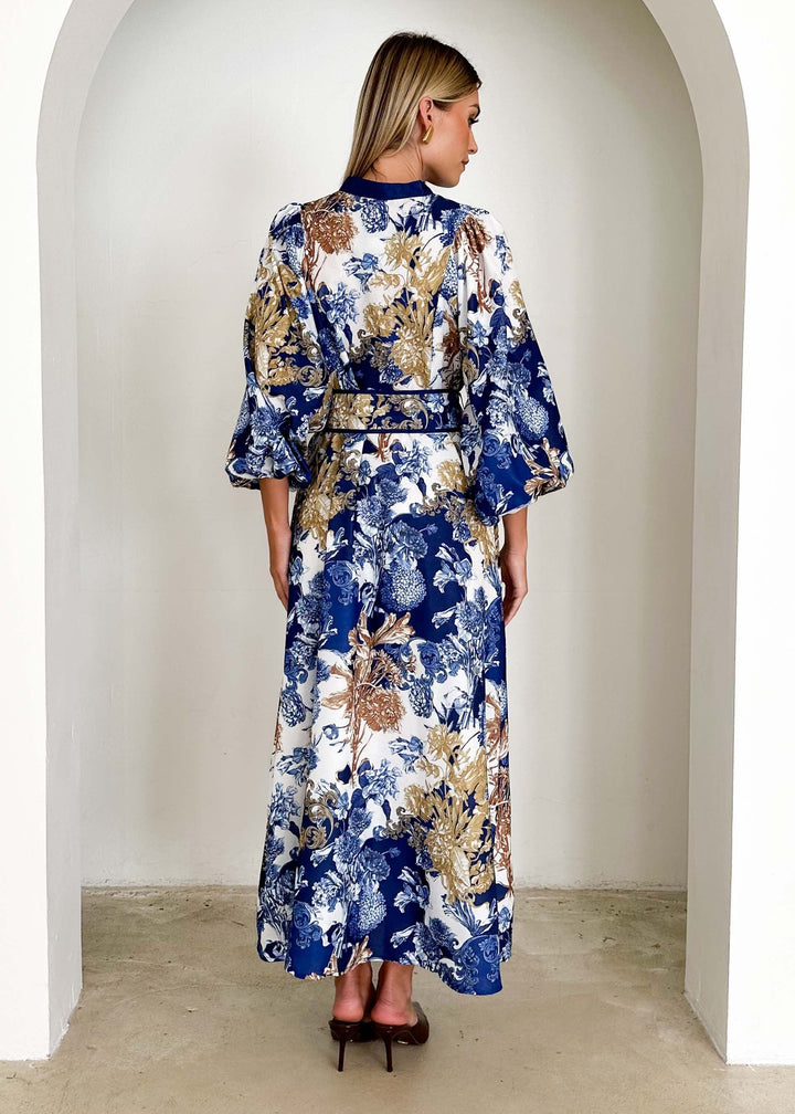 Wimsoe Midi Dress - Navy Chateau