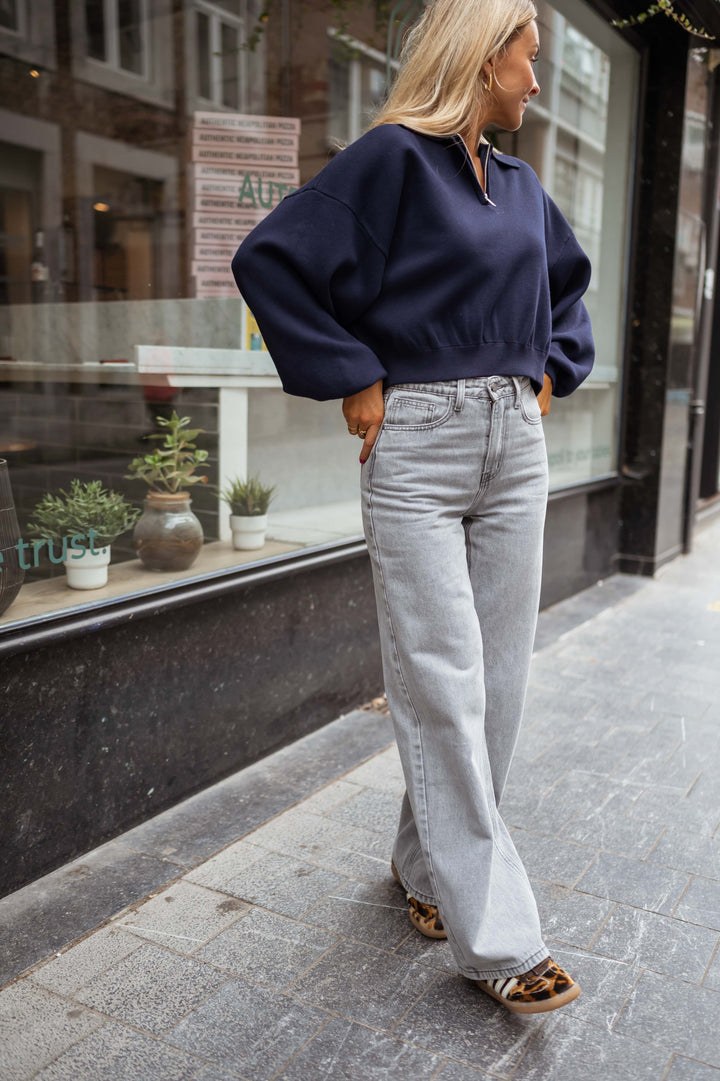 Ljusgrå Celestine Jeans