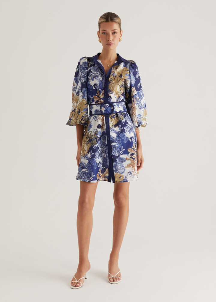 Tavana Dress - Navy Chateau