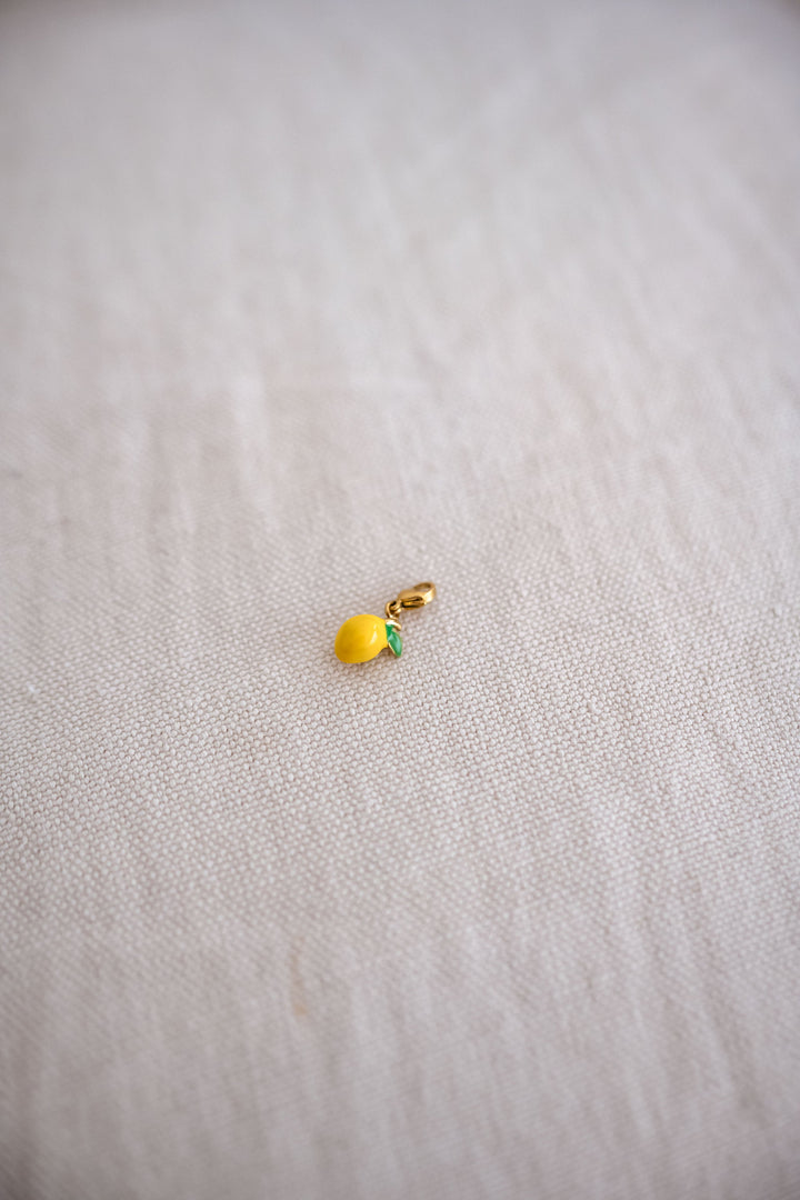 Yellow and Golden Lemon Pendant