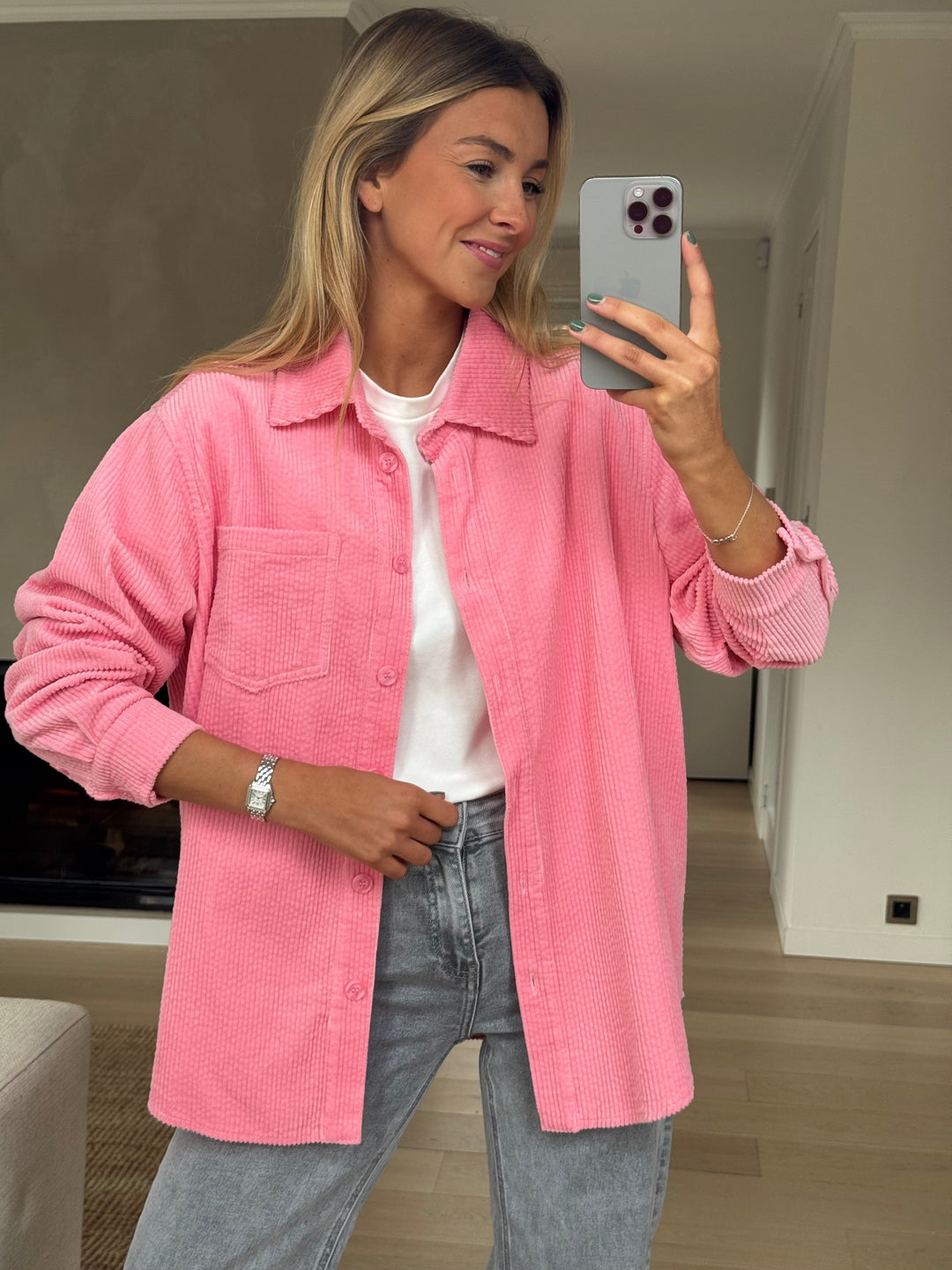 Pink Aurelie Overshirt