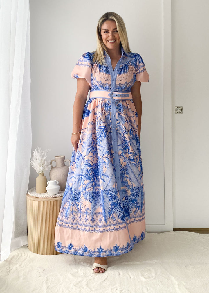 Anouk Maxi Dress - Madeline Blue