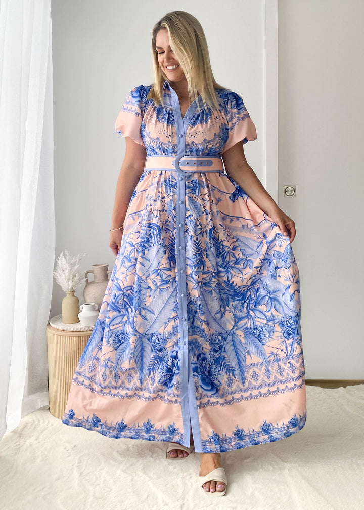 Anouk Maxi Dress - Madeline Blue