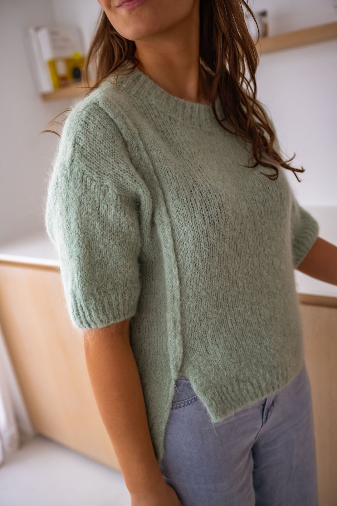 Aqua Green Leyi Sweater