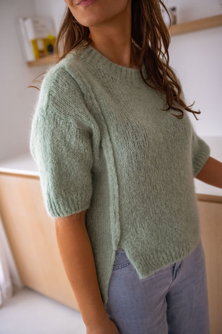 Aqua Green Leyi Sweater
