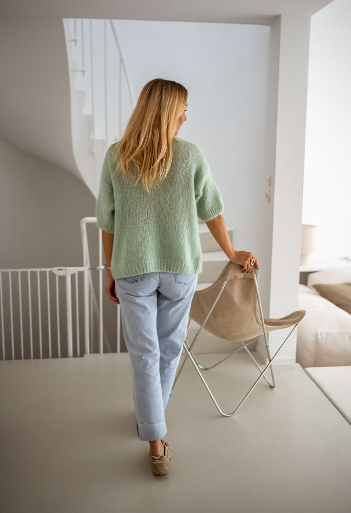 Aqua Green Leyi Sweater