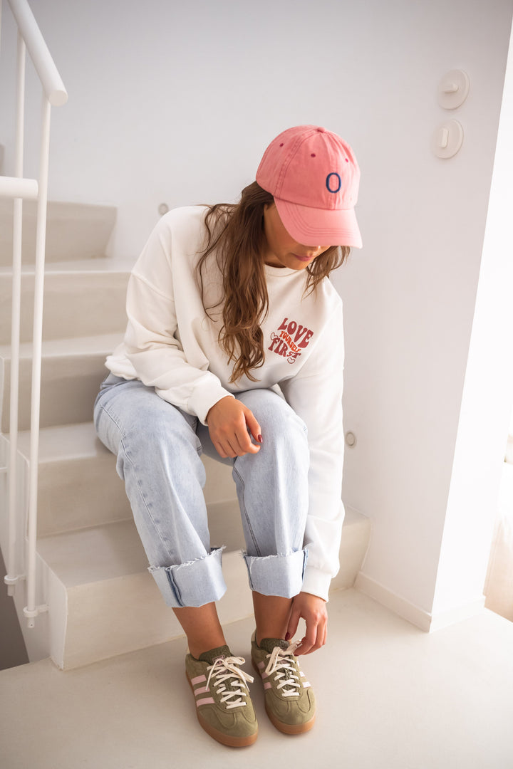 White Yourself Sweater
