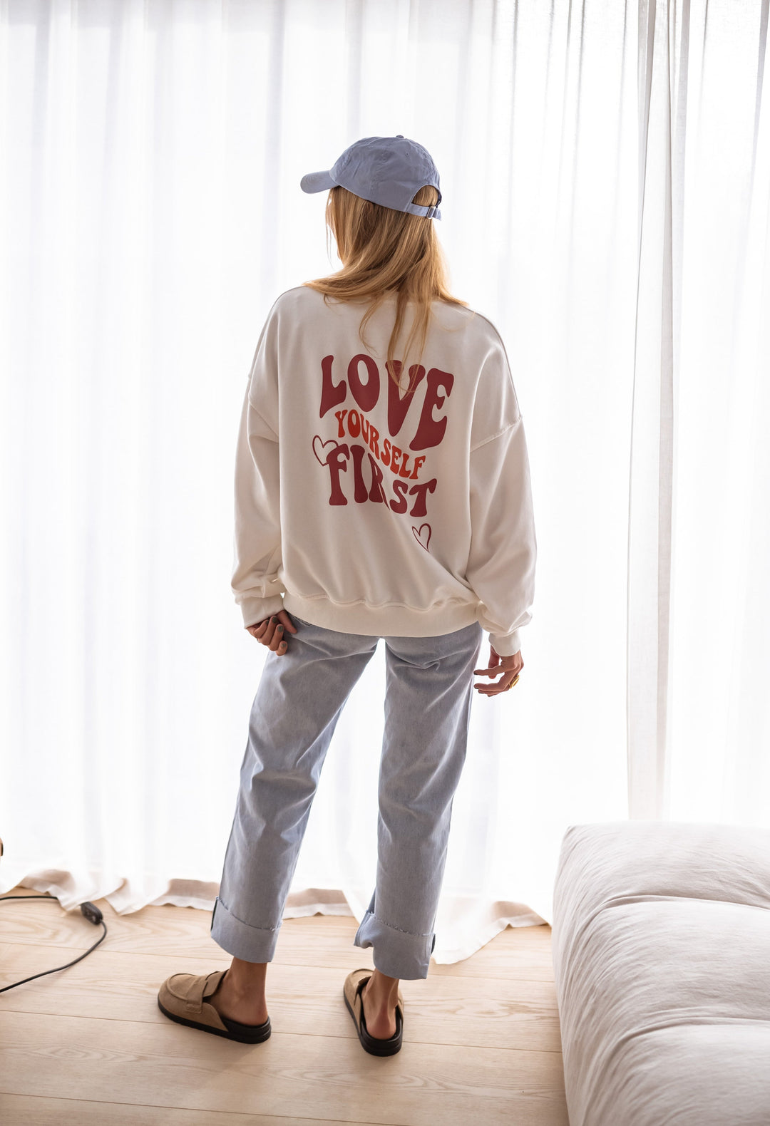 White Yourself Sweater