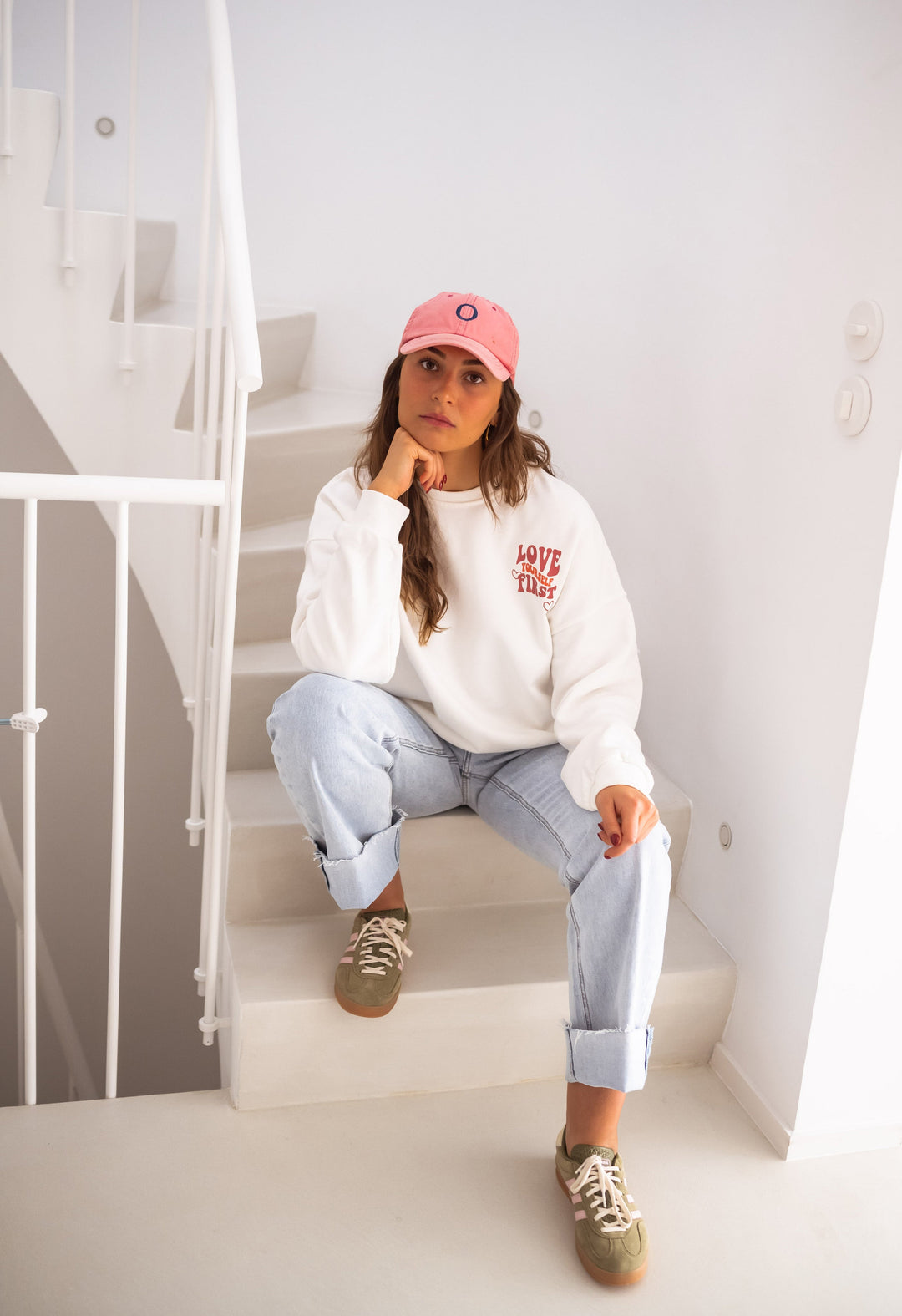 White Yourself Sweater