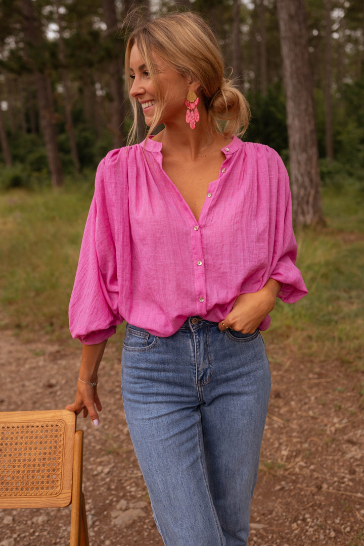Rosa Eddie-skjorta