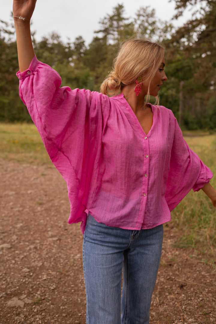 Rosa Eddie-skjorta