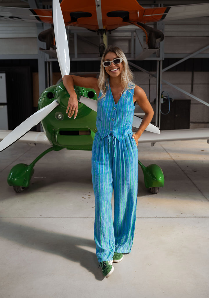 Green and Blue Tako Top