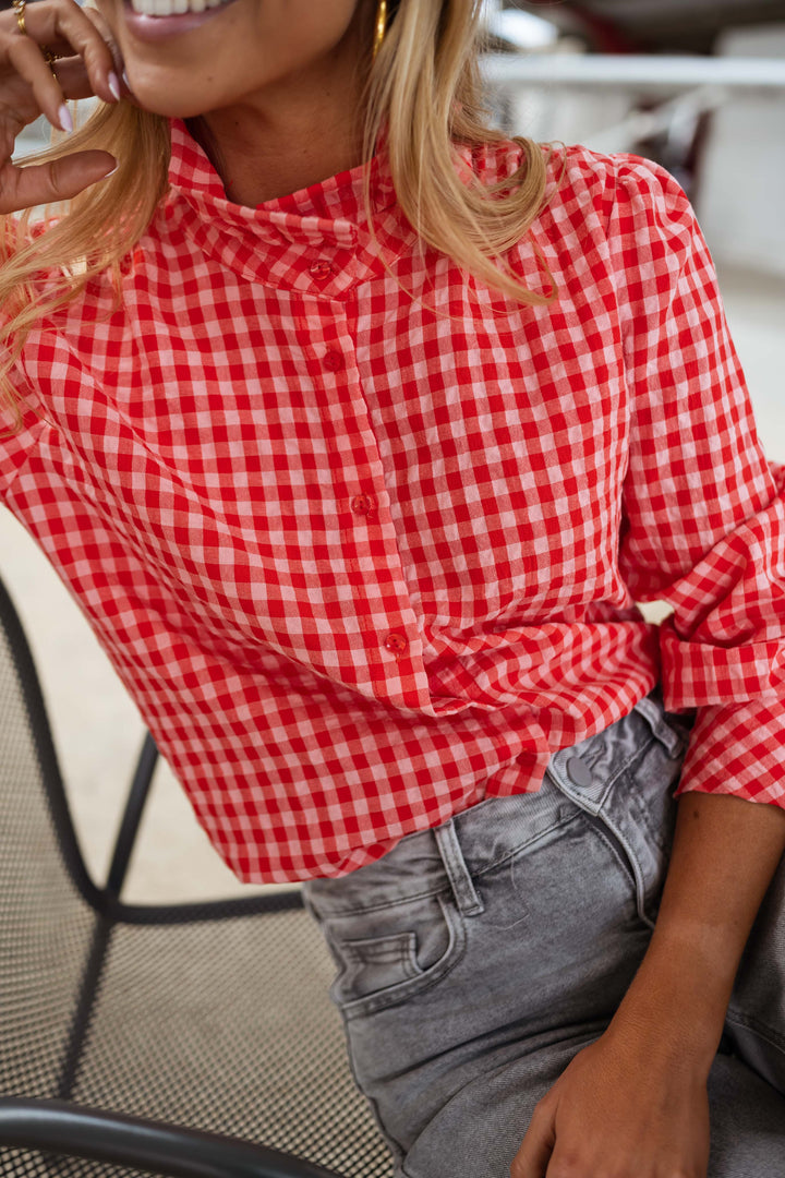 Red and Orange Lili Shirt