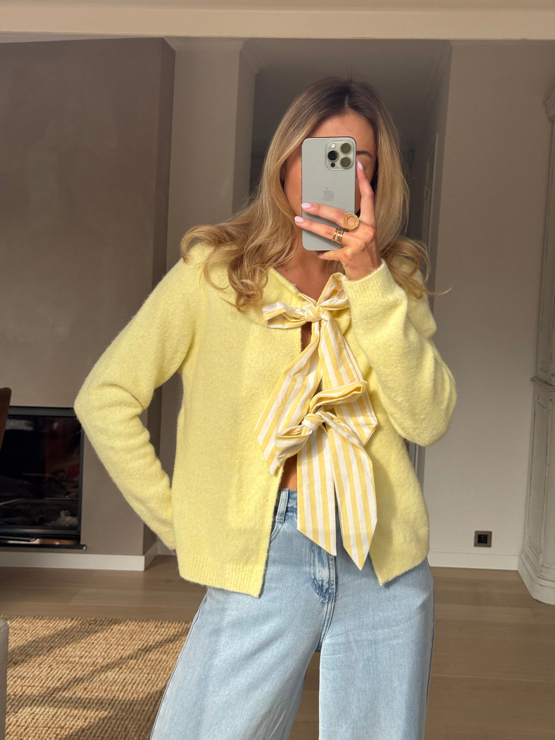 Yellow Fanely Sweater