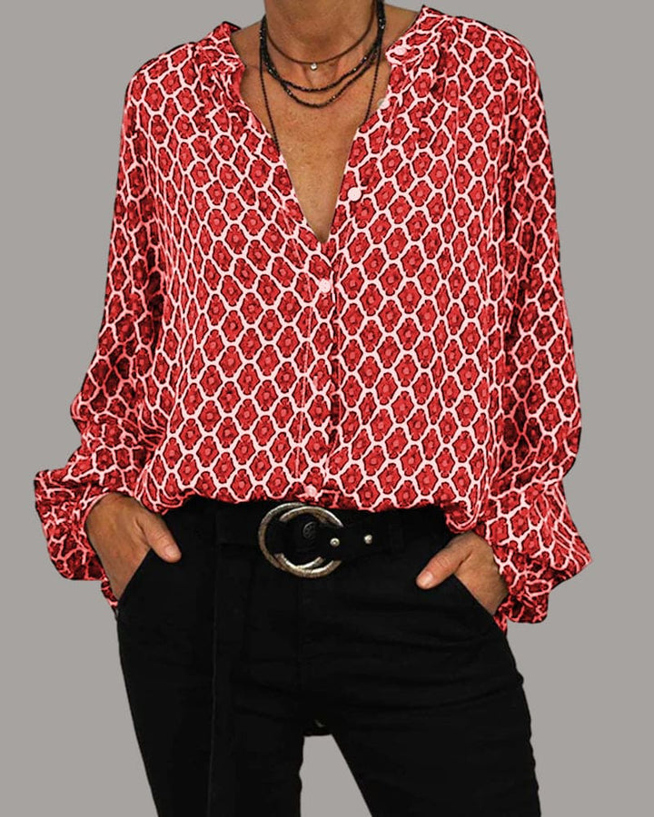 Ursula™ | V-hals blouse