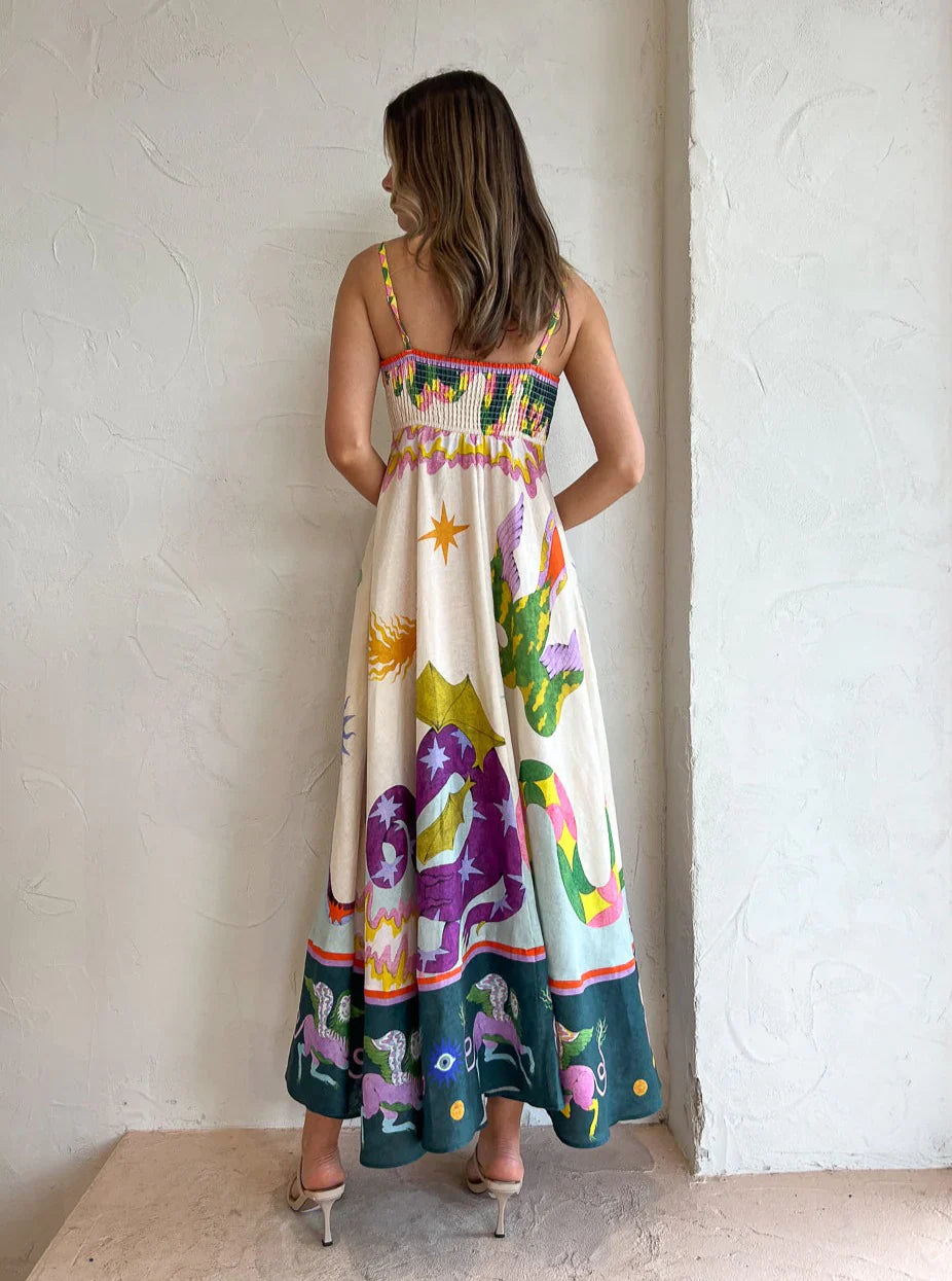 Seeker Sundress | Multifärgad 