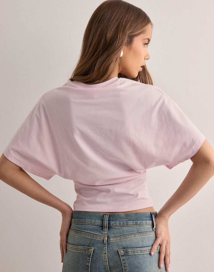 Bibi™ | Wijde cropped shirt