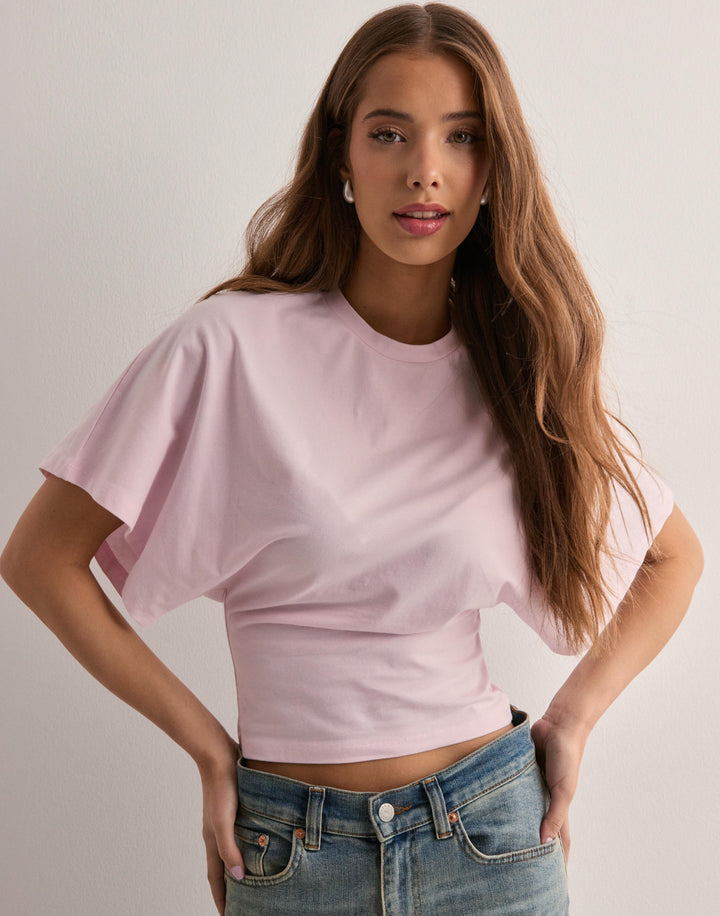 Bibi™ | Wijde cropped shirt